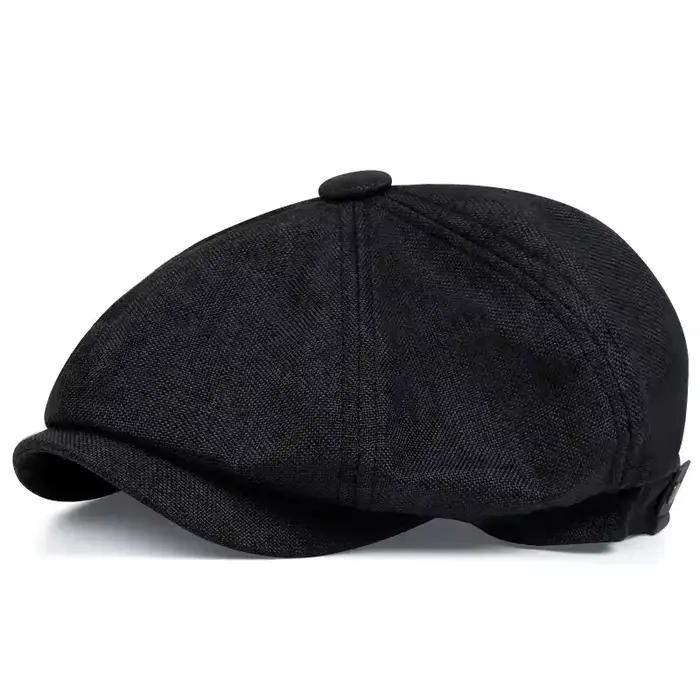 Hiver hommes décontracté gavroche chapeau Gentleman casquette rétro béretHats sauvage chapeaux décontractés unisexe