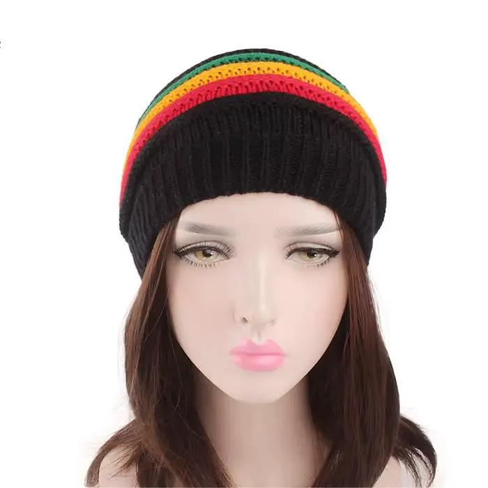 Bonnets et crânes colorés unisexes