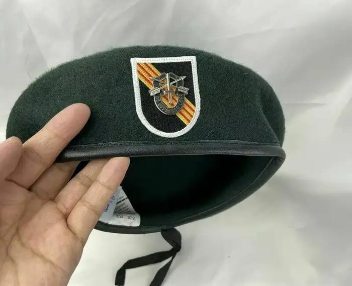Chapeau béret militaire en laine