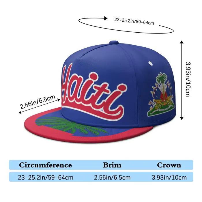 Casquette à visière plate Haïti