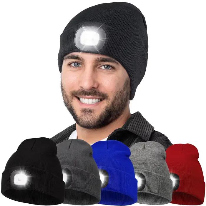 Bonnet LED avec lumière unisexe