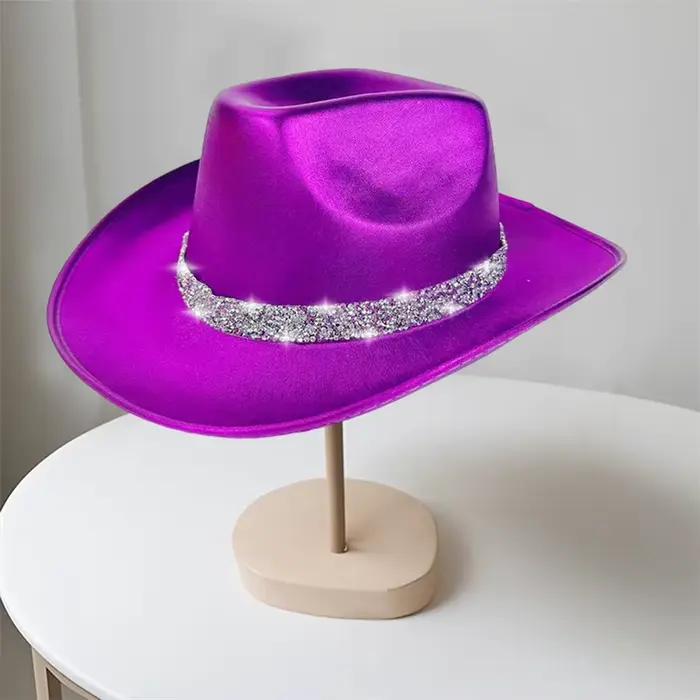 Chapeau de Cowgirl en strass