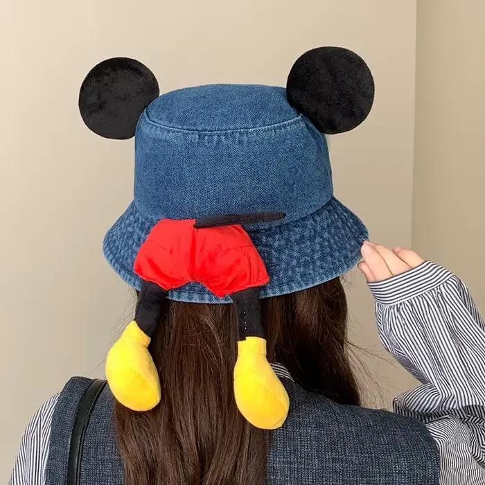 Chapeau de pêcheur en denim lavé pour femmes