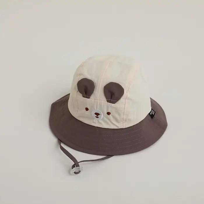 Coréen mignon oreille bébé seau casquette dessin animé Animal séchage rapide garçons filles chapeau de soleil été mince
