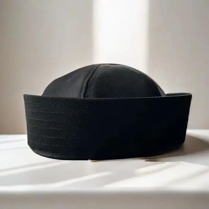 Chapeau de marin rouge de 58 cm pour femmes et hommes, respirant, doux, polyvalent, accessoire de cosplay, chapeau de costume pour spectacle sur scène et fête