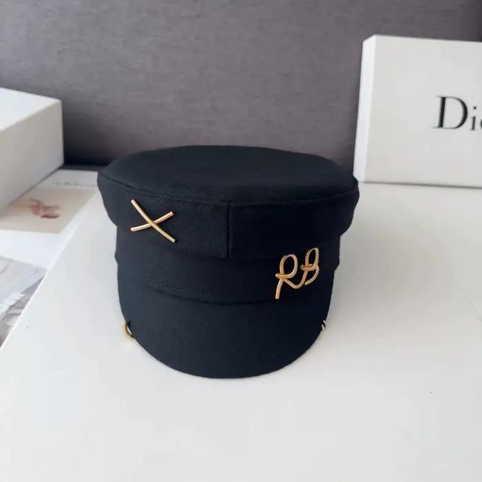 Casquette plate rétro britannique pour femmes