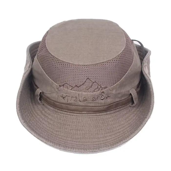 Chapeau de seau sport en coton pour hommes voyage randonnée plage protection solaire jungle ocasions spéciales