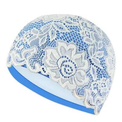 Bonnet de bain en dentelle pour femme