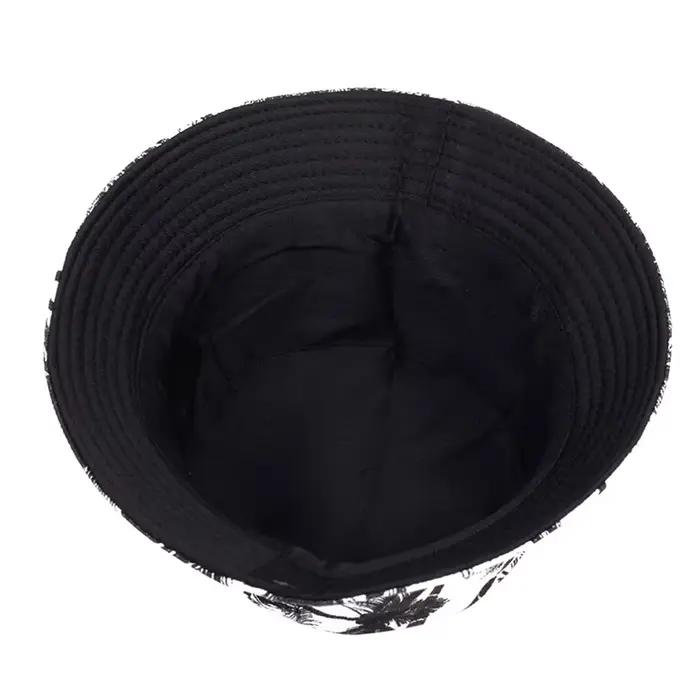 Chapeau Bob Unisexe en Coton Imprimé Cocotier