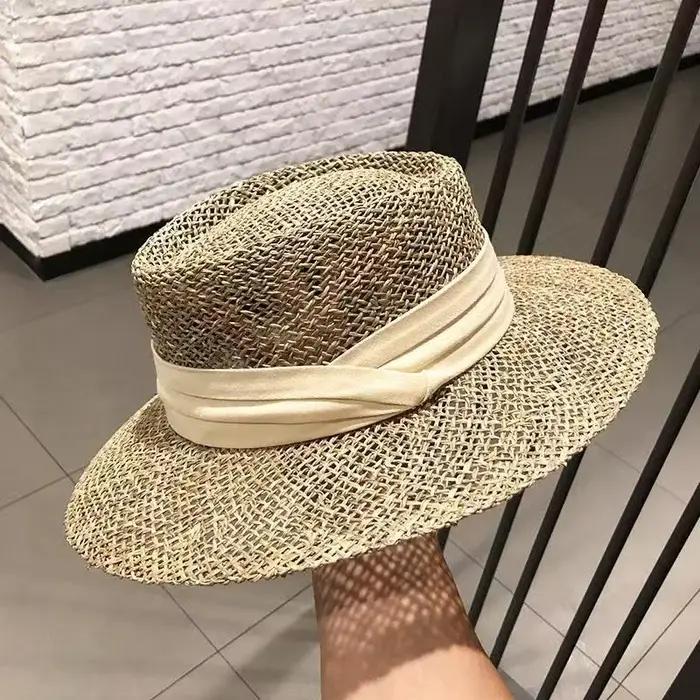 Chapeau de paille à large bord pour femmes