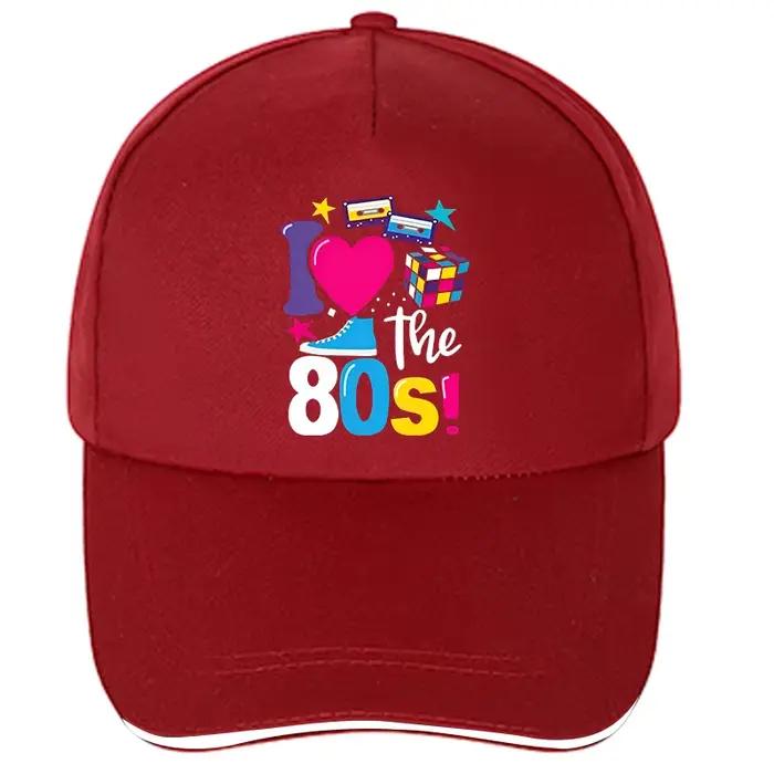 Casquette de Baseball rétro 80 Cartoon S pour femmes