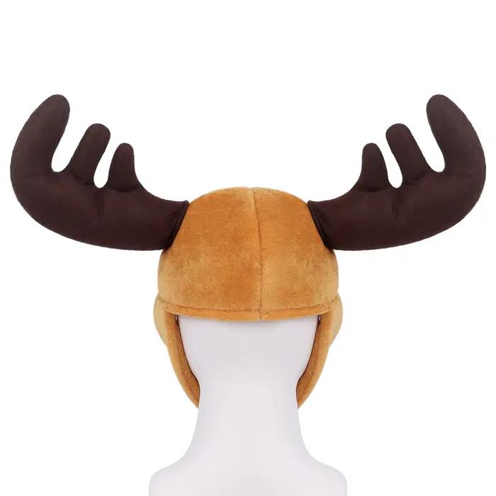 Chapeau de cerf en peluche