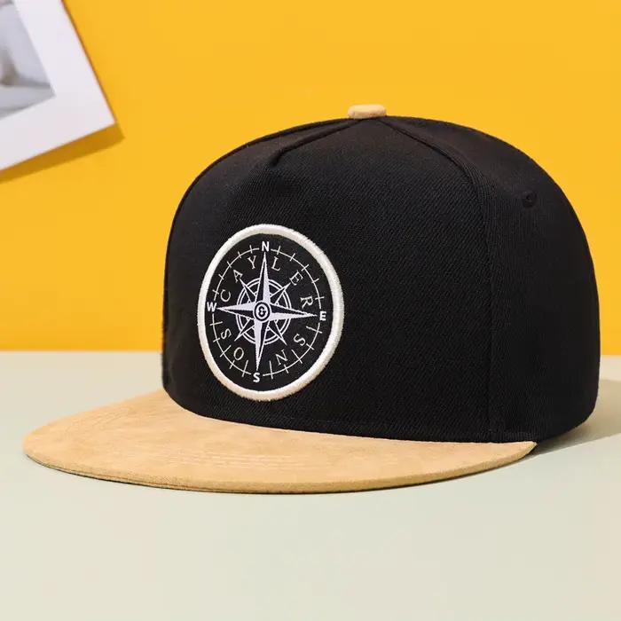 Chapeau hip-hop à bords plats en polyester protection solaire tendance urbaine décontractée pour hommes et femmes occasions spéciales concerts plein air