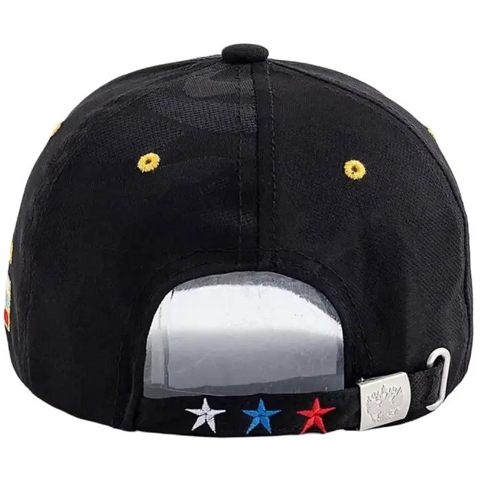 Casquettes unisexes avec emblème d'aigle russe à double tête brodé
