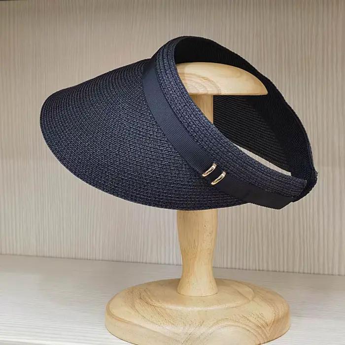 Casquette pare-soleil d'été à large bord pour femme