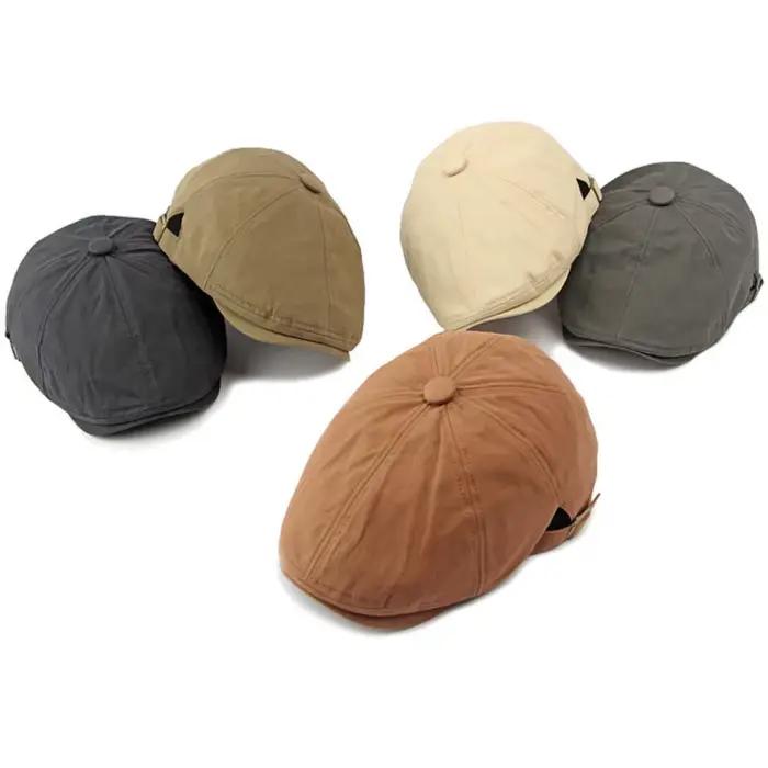 Bérets HT4384 pour Hommes et Femmes – Chapeau Rétro d'Artiste Peintre