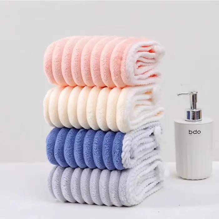 Bonnet de cheveux secs en velours bonbon