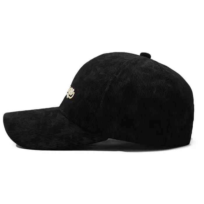 Casquette en velours côtelé marron vintage FS pour hommes