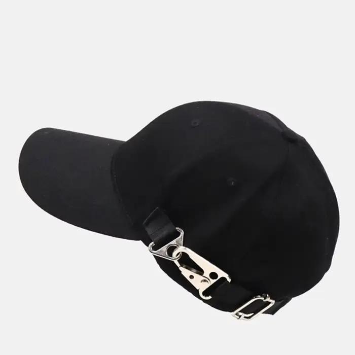 Casquette Techwear tactique d'extérieur pour hommes et femmes, boucle en métal, multifonction, réglable, Hip Hop, Punk, casquette de Baseball, chapeau de Sport de cyclisme
