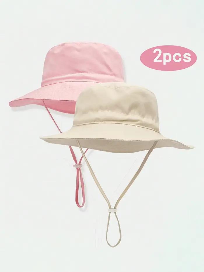 Casquette de pêcheur pour enfants unisexe protection solaire style moderne polyester ajustable pour garçons filles activités extérieures maternelle
