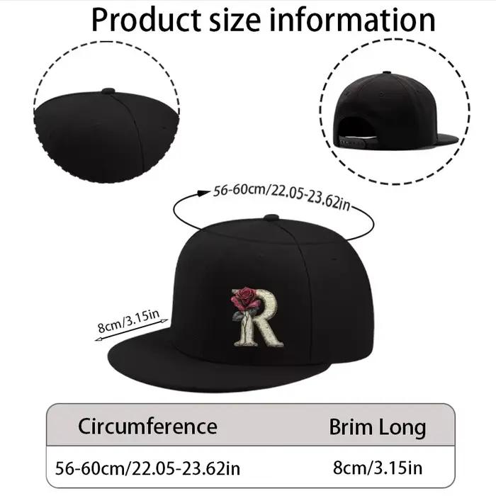 Casquette de baseball décontractée et élégante à visière plate