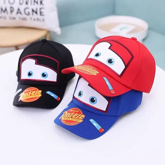 Lightning McQueen printemps automne été chapeau enfant voitures dessin animé chapeau visière protection solaire casquette baseball décontractée cadeau occasionnels enfants jouets anniversaire surprise