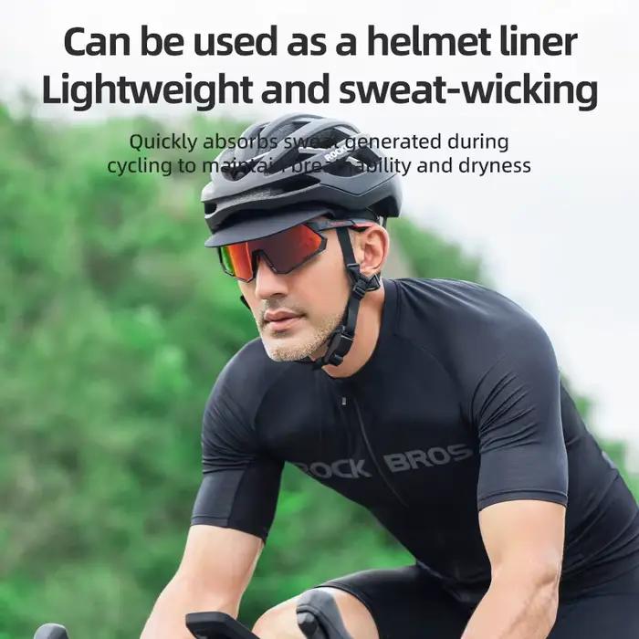 ROCKBROS Casquette de cyclisme d'été avec bord Protection solaire Respirant Séchage rapide