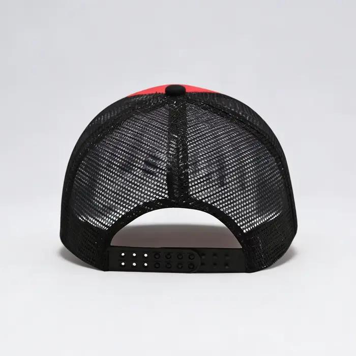 Casquette de camionneur en maille noire effet vieilli imprimé montagne pour homme et femme activités plein air style sport et urbain универсальное головное убор из нейлона с эффектом старения и принтом гор в стиле спорта и города для мужчин и женщин
