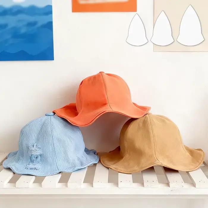YOMDID 3 pièces modèle de couture de chapeau de pétale bricolage