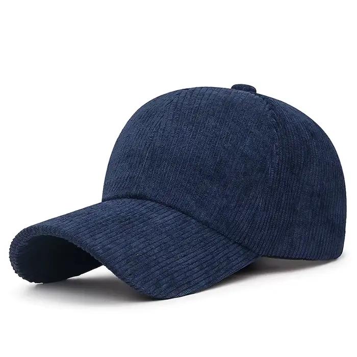 Casquette de baseball en velours côtelé – Snapback réglable