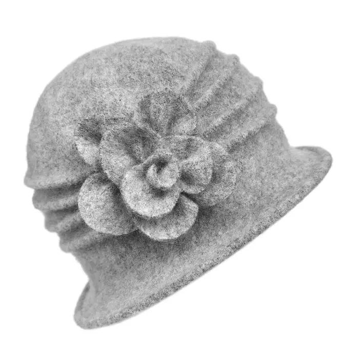 Chapeaux en laine Vintage britannique pour femmes