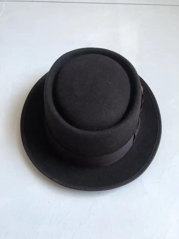 Chapeau Fedora en Laine Feutrée X3000 Multifonction pour Adultes Occasions Extérieures Automne Hiver