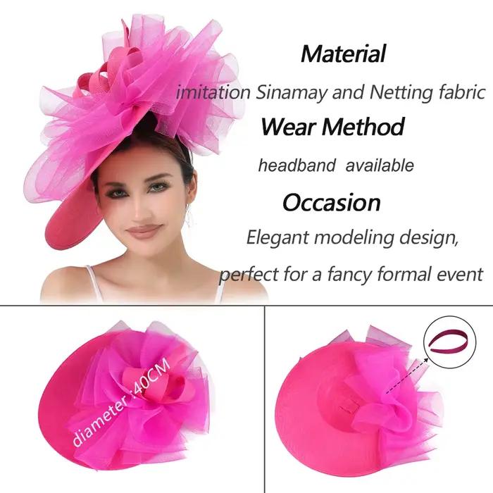 Chapeau Fascinator Élégant pour Mariage