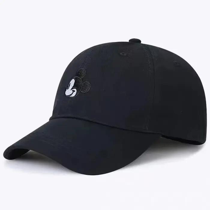 Casquette Snapback Mickey de haute qualité en coton pour hommes et femmes