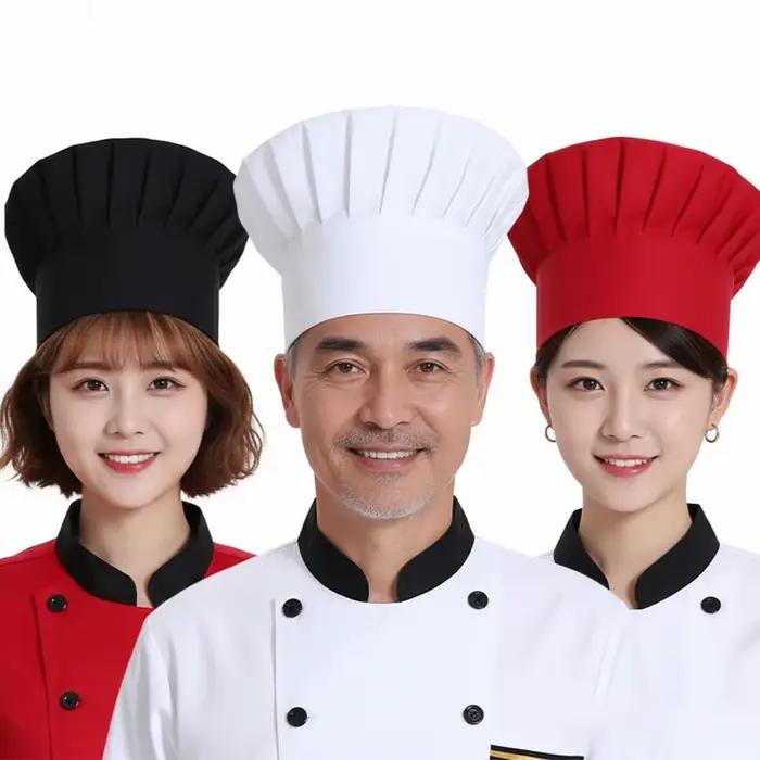 Chapeau de chef élastique pour cuisine
