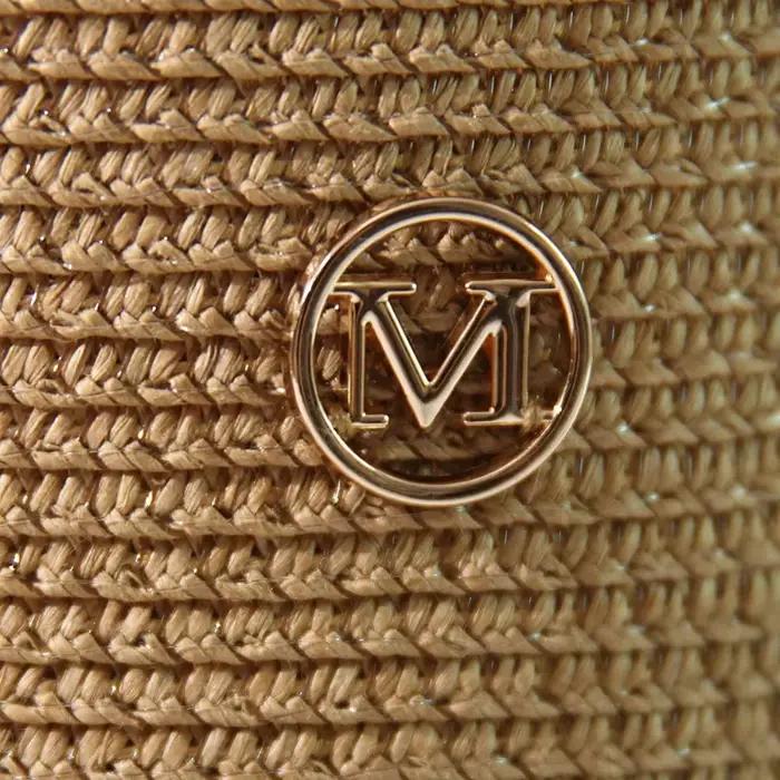 Chapeau de paille à large bord style européen et américain pour femme