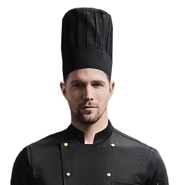 Casquette de cuisinier tête de Chef blanc chapeau de cuisine serveur serveuse