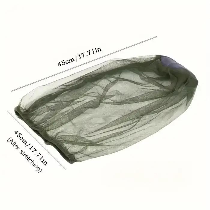 Chapeau de jardinage en filet de maille de tête de moustique anti-insectes en plein air pour la randonnée Camping pêche-chapeau de Protection