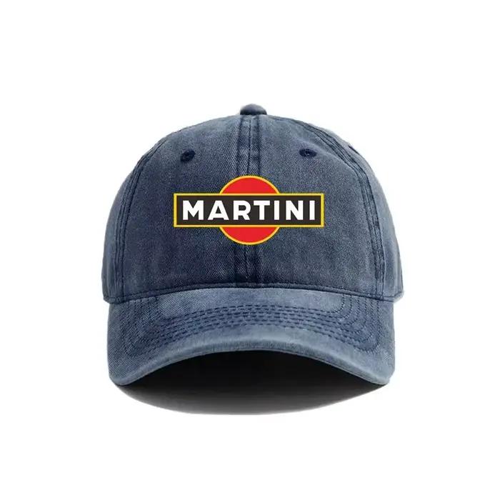 Martini Racing casquettes de Baseball chapeaux en détresse casquette hommes femmes rétro en plein air été réglable papa