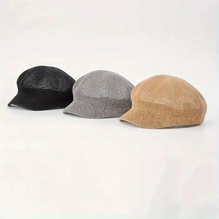 Casquettes béret rétro pour femmes et filles