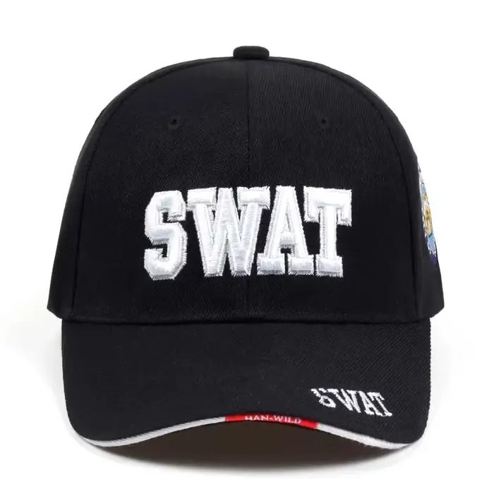 Casquettes de baseball tactiques série SWAT avec lettres tendance pour hommes et femmes