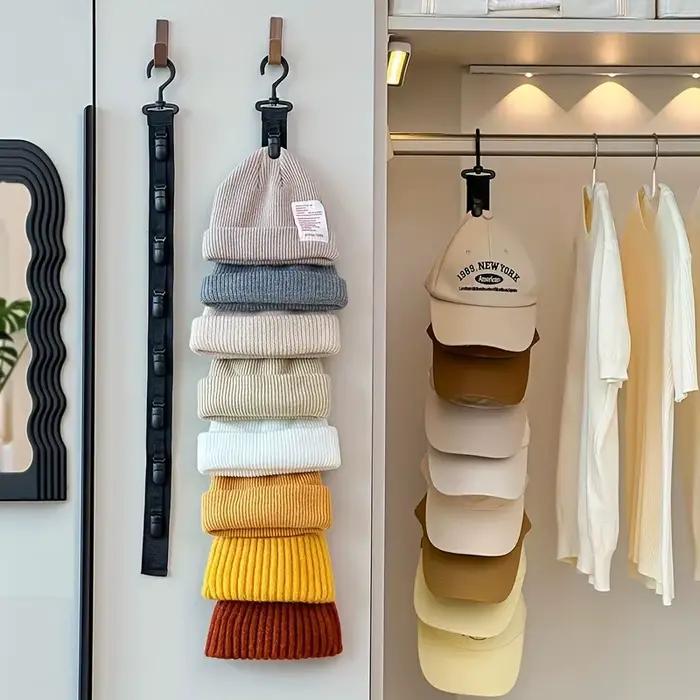 Stockage de chapeaux avec 8 Clips