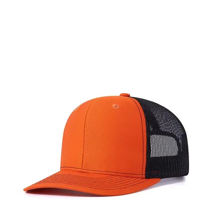 Nouvelle Série Orange Casquette Trucker Homme Microbend