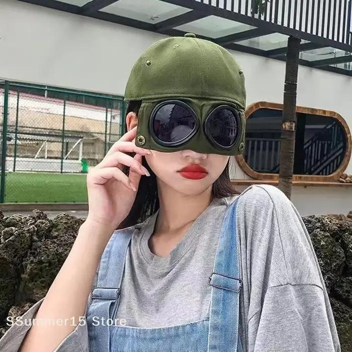 【R】Casquette de baseball tendance pour homme avec verres réfléchissants