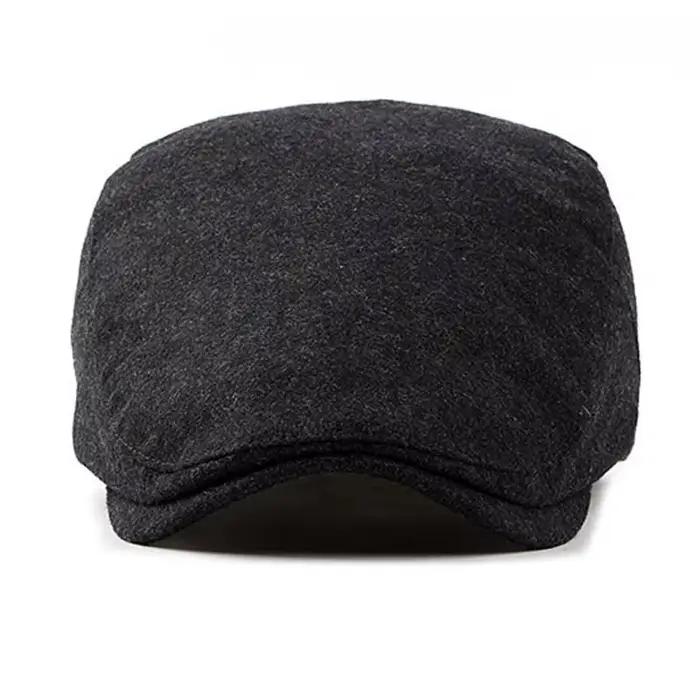 Chapeau béret en feutre élastique pour hommes et femmes
