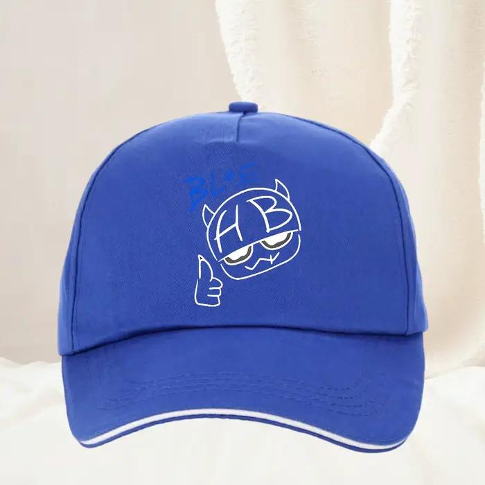 Casquette de baseball bleue Hannah Bahng HB pour hommes et femmes