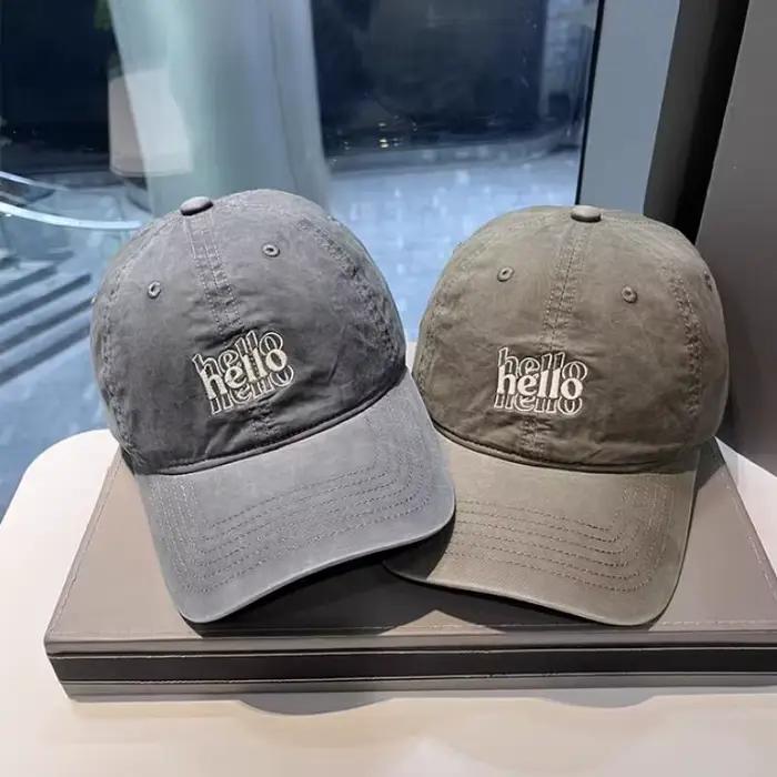 Casquette de baseball en maille brodée pour hommes et femmes