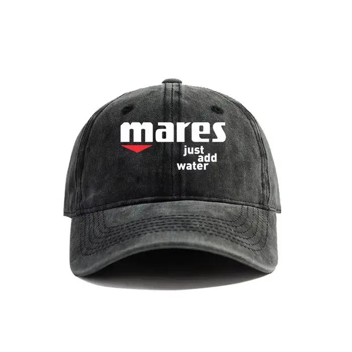 Mares ajouter simplement l'eau en détresse casquette de Baseball Cool hommes rétro en plein air été réglable cadeau papa chapeau MZ-646