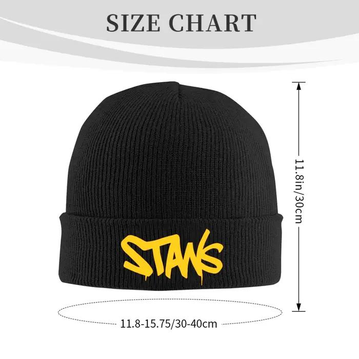 Chapeau tricoter Eminem Stan Album Imprimé Polyestère Unisexe Hiver Occasionnels Fait pour Les Fans de Musique