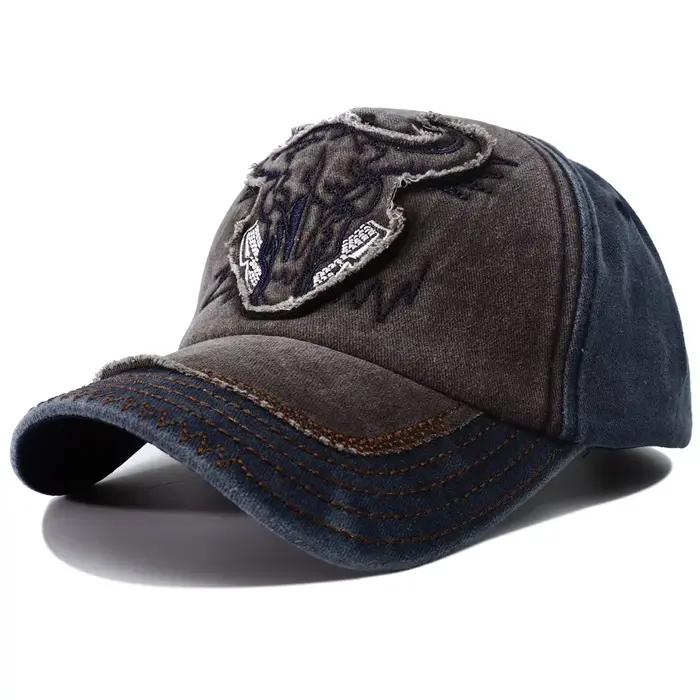 Nouvelle Casquette de Baseball en Jean Délavé Style Hip Hop Vintage 2026